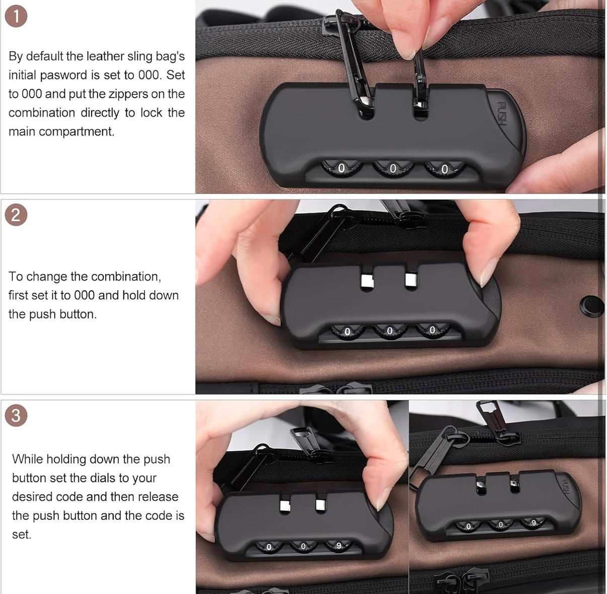 Waterproof Polyester Slim Unisex Crossbody Sling Bag Chest Backpack Men's Shoulder Bag