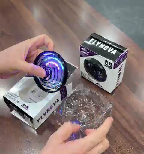 Flying Spinner – Hand-Controlled Boomerang Drone with LED Lights