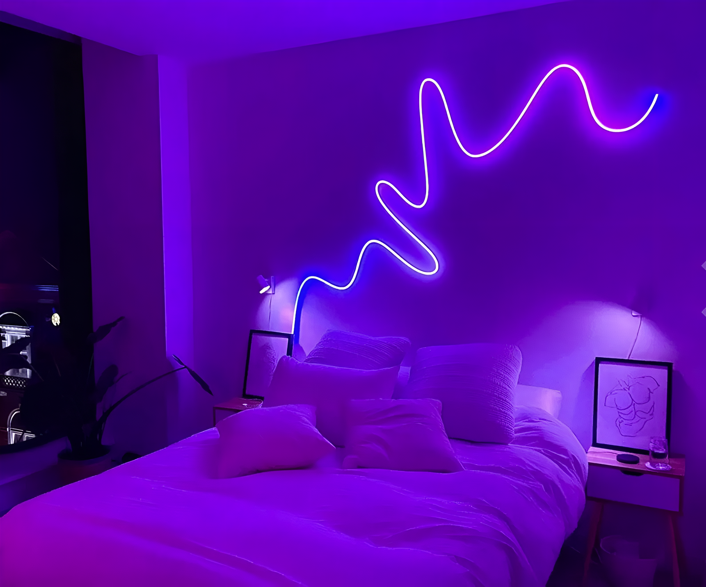 NeonGlow Smart Rope Strip Light with Music Sync (5M)