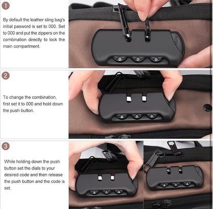 Waterproof Polyester Slim Unisex Crossbody Sling Bag Chest Backpack Men's Shoulder Bag
