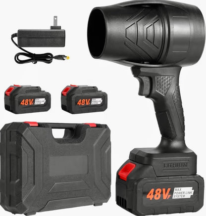 48V Cordless Electric Jet Fan – Ultra-Powerful High-Velocity Portable Turbo Blower
