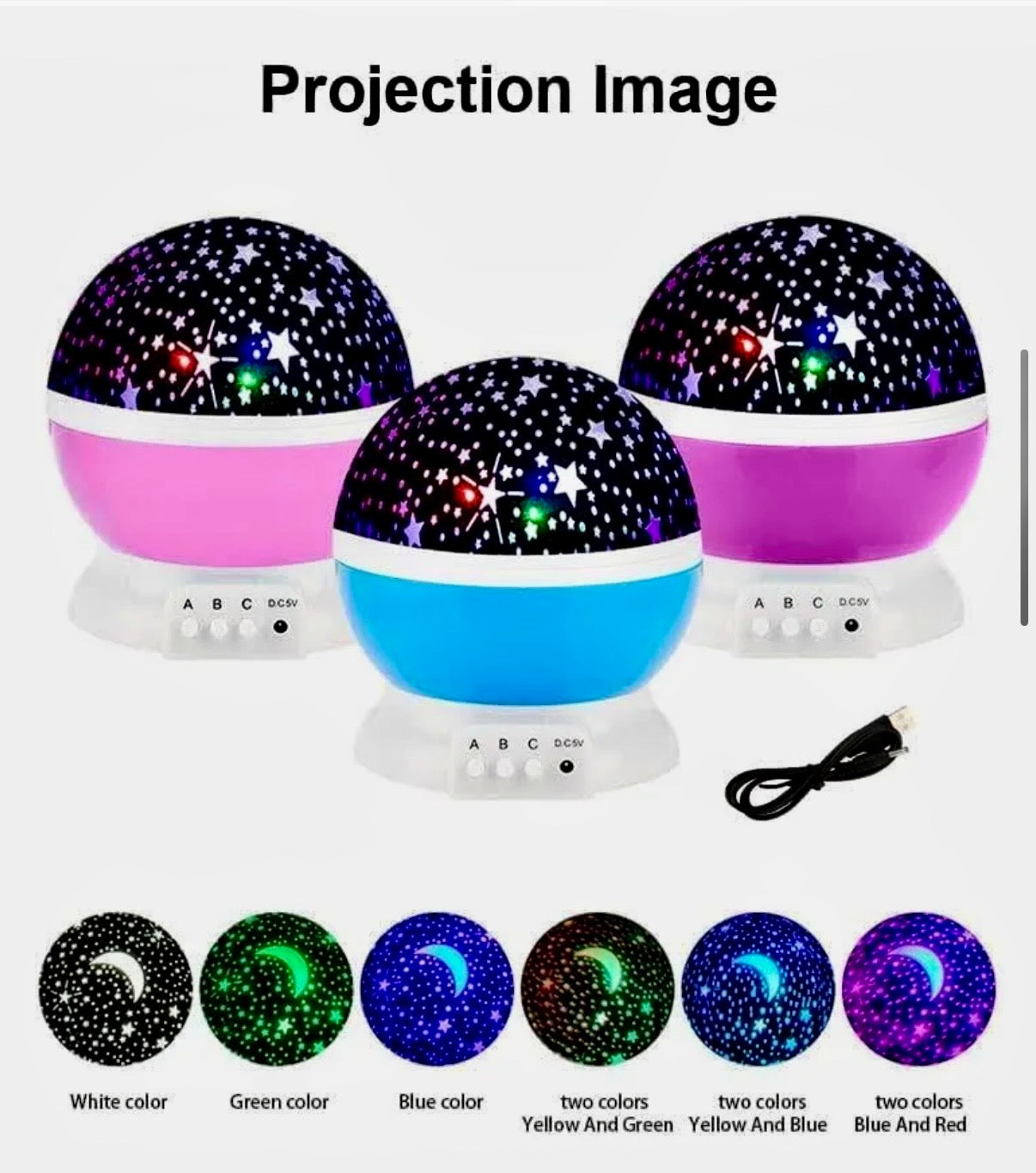 Star Master Galaxy Projector – Rotating LED Starry Sky Night Light for Kids & Home Decor