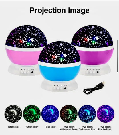 Star Master Galaxy Projector – Rotating LED Starry Sky Night Light for Kids & Home Decor