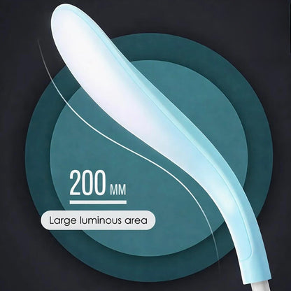 AuraLight: Minimalist Flexible LED Desk Lamp – USB Powered & Eye-Friendly