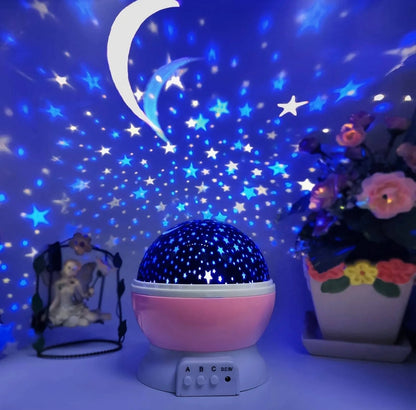 Star Master Galaxy Projector – Rotating LED Starry Sky Night Light for Kids & Home Decor