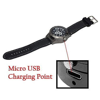 LED Lighter Watch for Men – USB Rechargeable Flameless Windproof Digital Watch