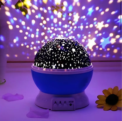 Star Master Galaxy Projector – Rotating LED Starry Sky Night Light for Kids & Home Decor