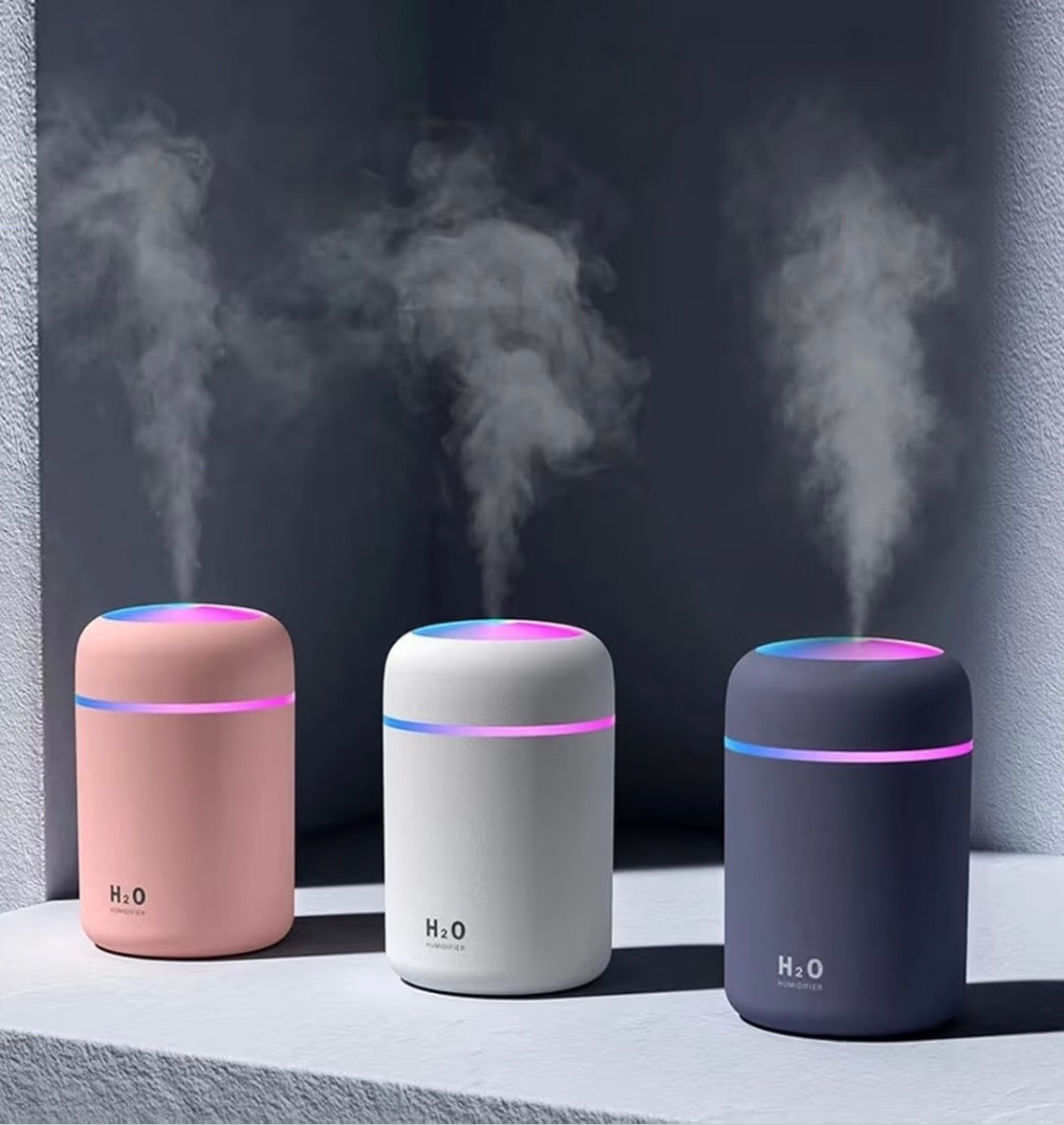 Ultrasonic Cool Mist Humidifier with LED Night Light | Silent Air Moisturizer for Home & Office