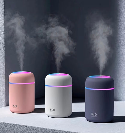 Ultrasonic Cool Mist Humidifier with LED Night Light | Silent Air Moisturizer for Home & Office