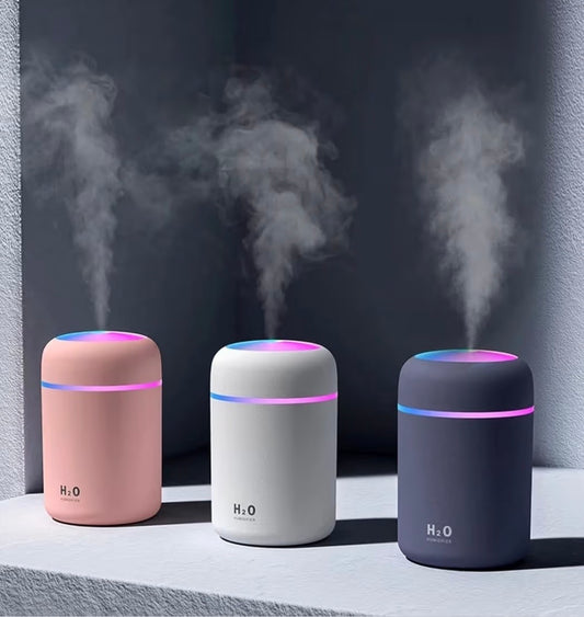 Ultrasonic Cool Mist Humidifier with LED Night Light | Silent Air Moisturizer for Home & Office