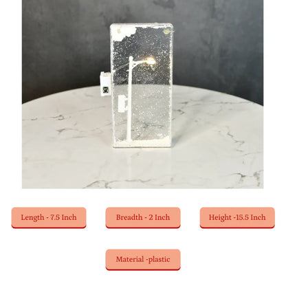 Sowpeace Street Lamp Showcase Snowy Glow