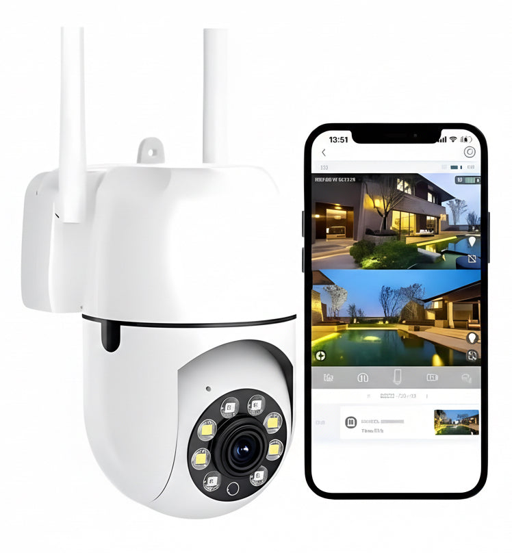 360° Guardian: WiFi Security Camera with Zero Blind Spots (4MP HD)
