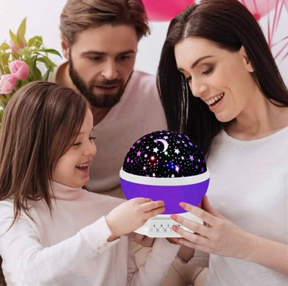 Star Master Galaxy Projector – Rotating LED Starry Sky Night Light for Kids & Home Decor