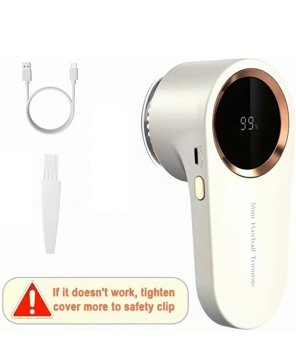 Rechargeable Electric Lint Remover for Clothes – Portable Fabric Shaver for Sweaters, Blankets & Jackets