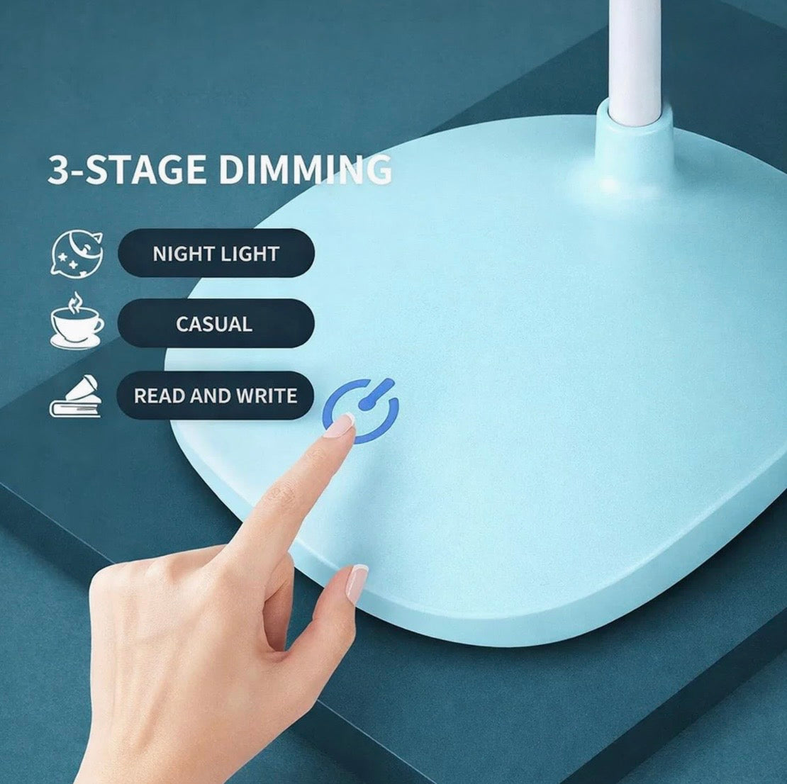 AuraLight: Minimalist Flexible LED Desk Lamp – USB Powered & Eye-Friendly