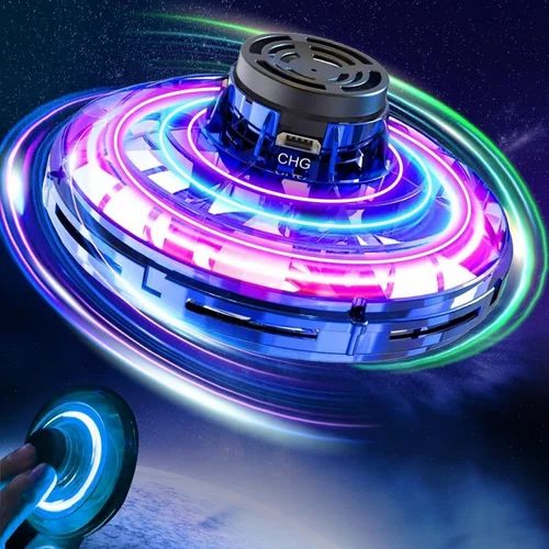 Flying Spinner – Hand-Controlled Boomerang Drone with LED Lights