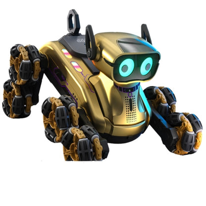Stunt Mechanical Dog Toy – Remote Control Robot Dog with Sound & Light, Obstacle Climbing, Drift & Stunt Wheels