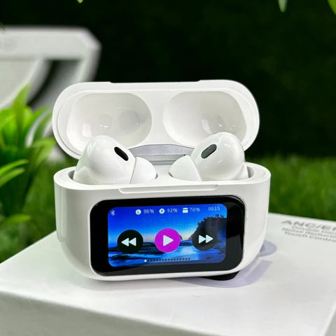 Bluetooth wireless earpod with display