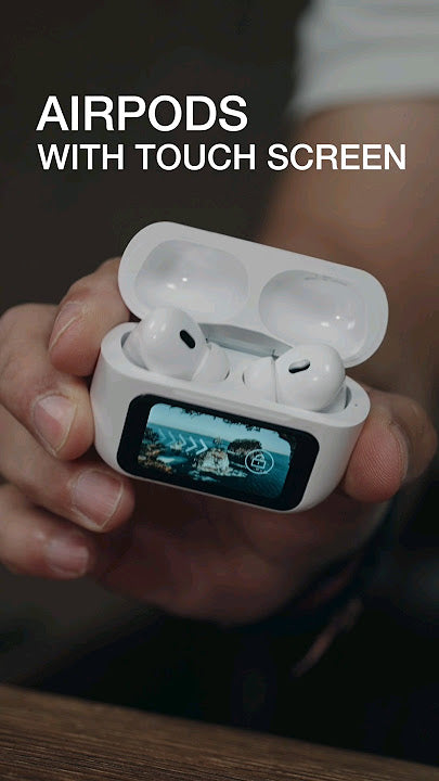 Bluetooth wireless earpod with display